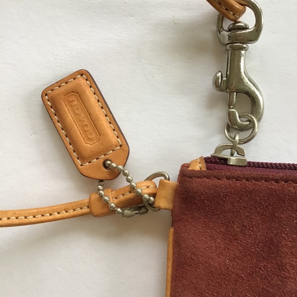 COACH SUEDE WRISTLET - Picture 5 of 15